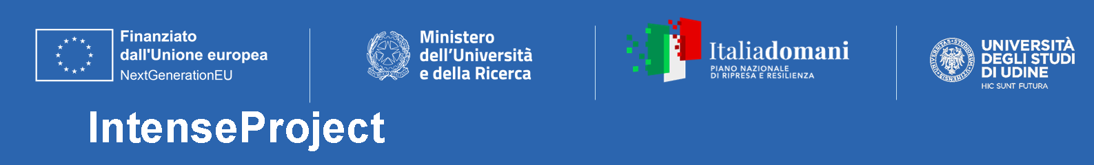 Logo IntenseProject - Univerità degli Studi di Udine